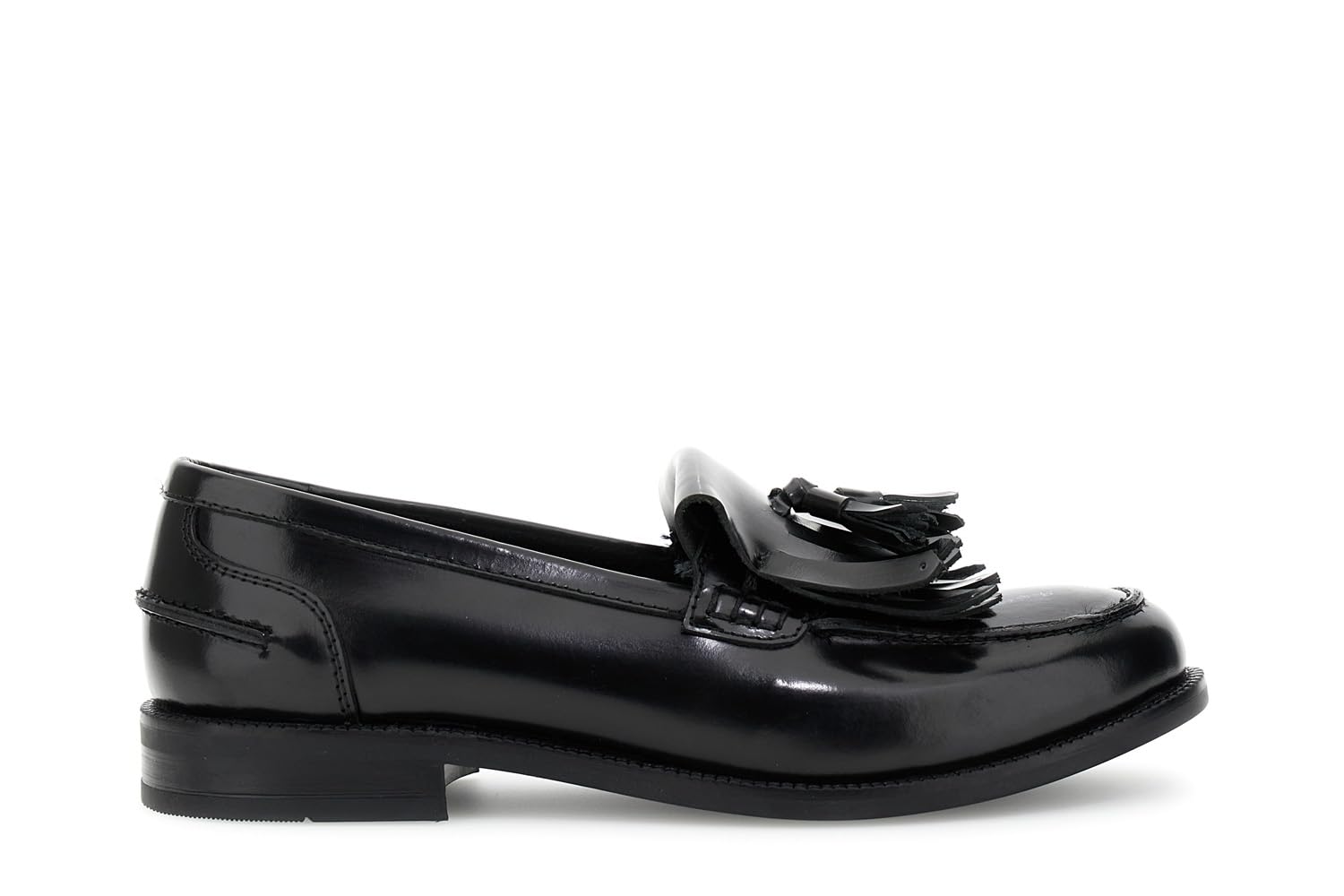 CAFèNOIR - Mocasines De Piel Cepillada con Flecos, para Mujer