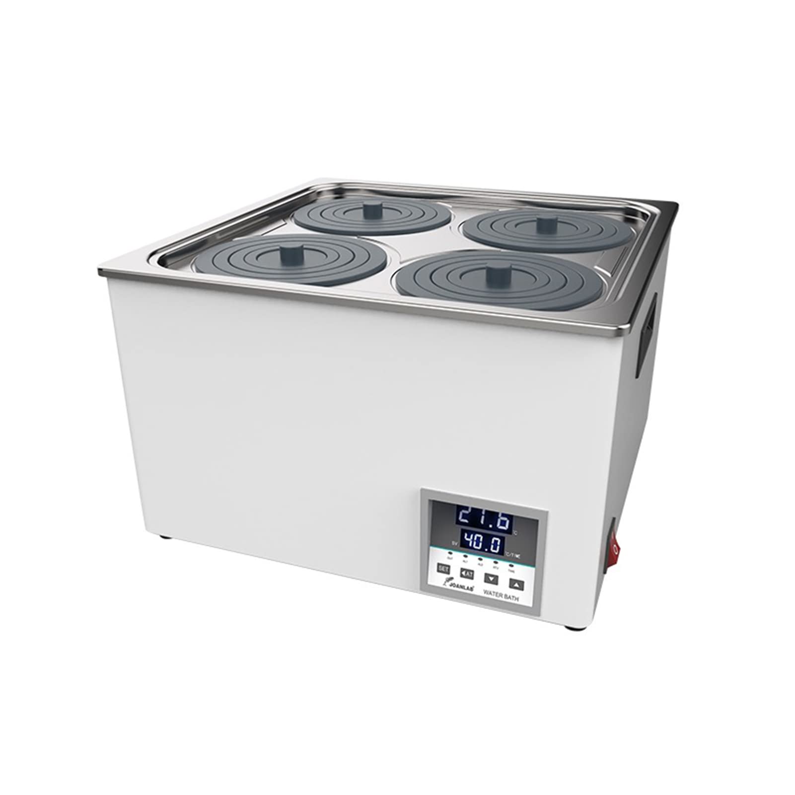 Baño termostático Digital de Laboratorio con Revestimiento de Acero Inoxidable, Sistema Anti-Quemado en seco, para un Calentamiento preciso en experimentos de Laboratorio.