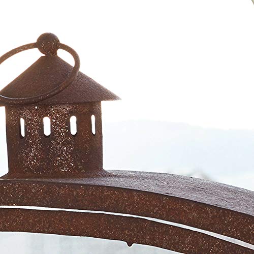 LOBERON Lanterna Miora, vetro, Ferro, L/A/P ca