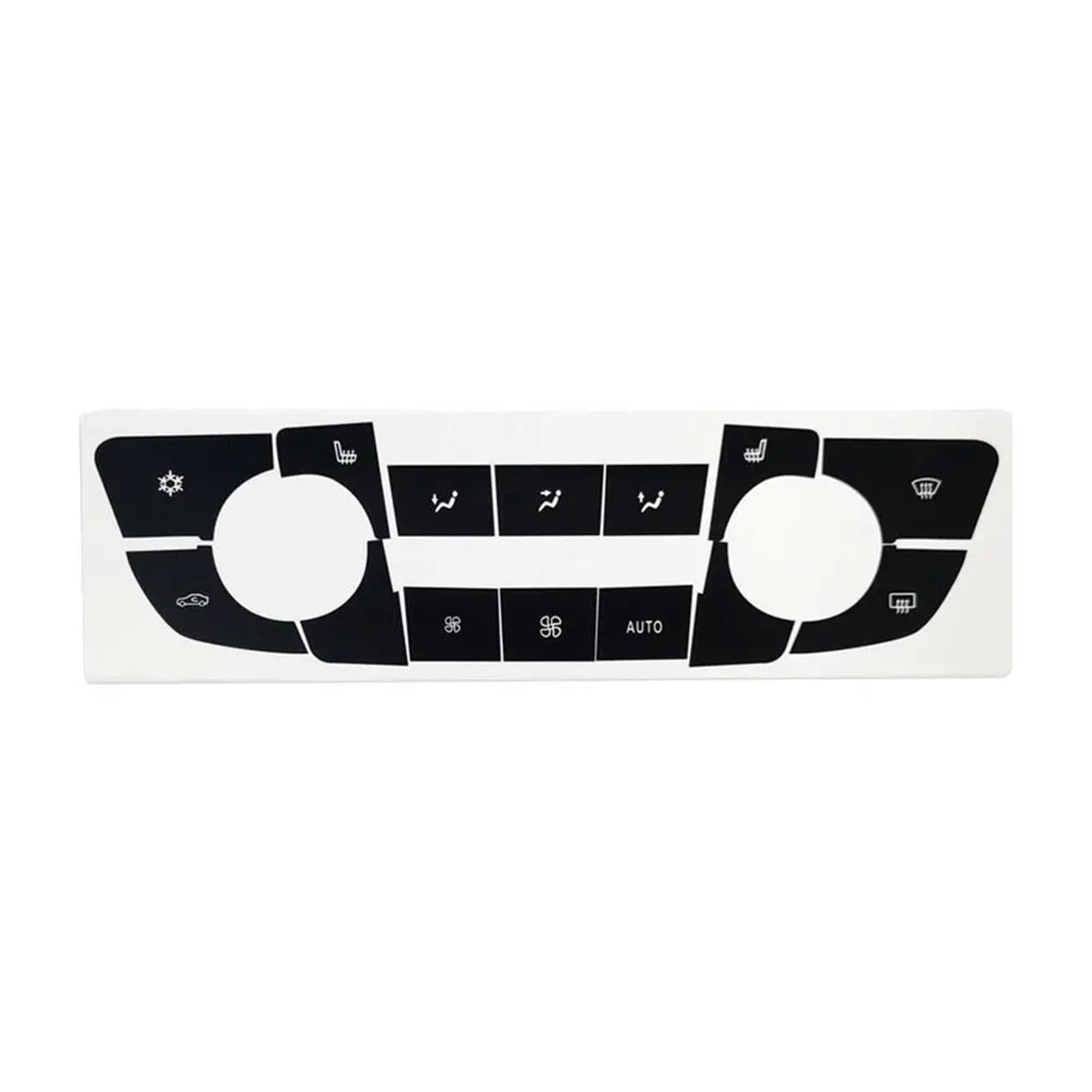 Interior Button Stickers Compatible with Buick for Regal 2008 2009 2010 2011 2012 2013 Button Sticker Climate Air Interior Repair Cover Accessories