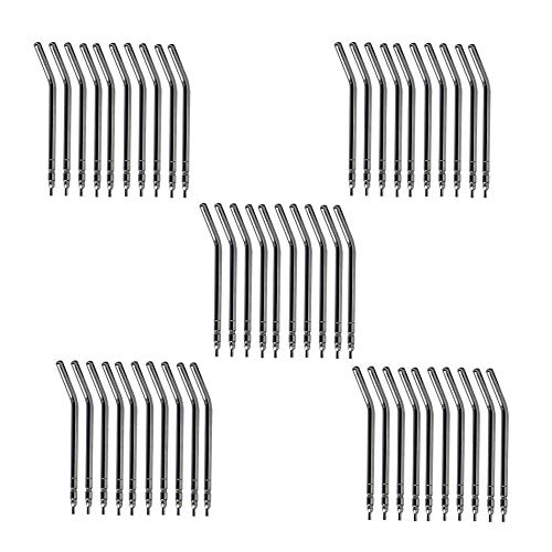 Oral Air Water Spray Syringe Autoclavable Metal Alloy Nozzles/Tips/Tubes 50PCS