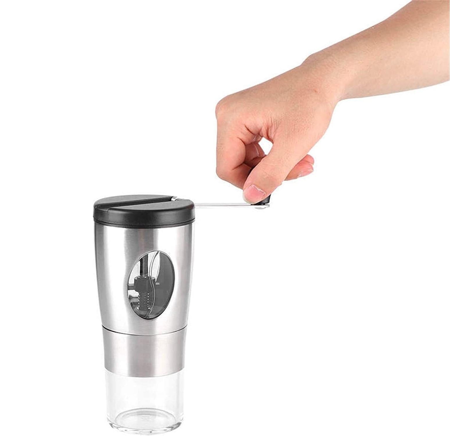French Press Ręczny Młynek Do Kawy Z Uchwytem Ze Stali Nierdzewnej Ekspres Dzbanek Kawy