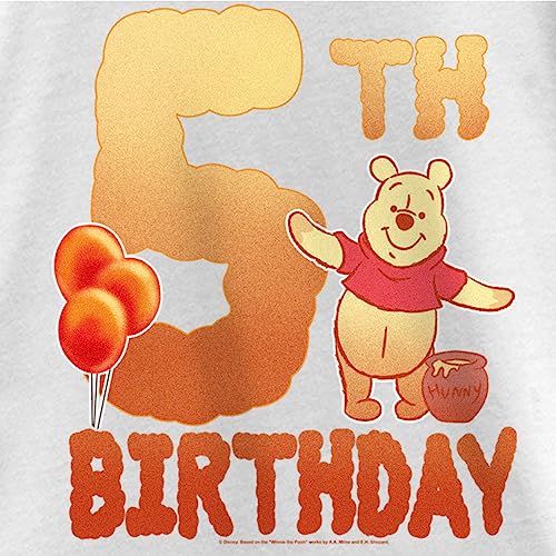 Disney Girl's 5th Bday Poohbear T-Shirt2