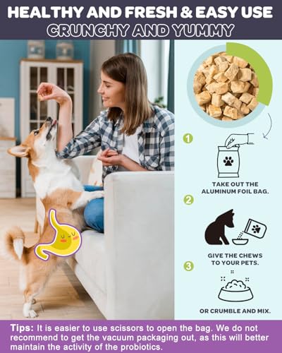 NATURE TARGET Probiotics for Dogs, Salmon-Flavored - 120 Counts - Image 5