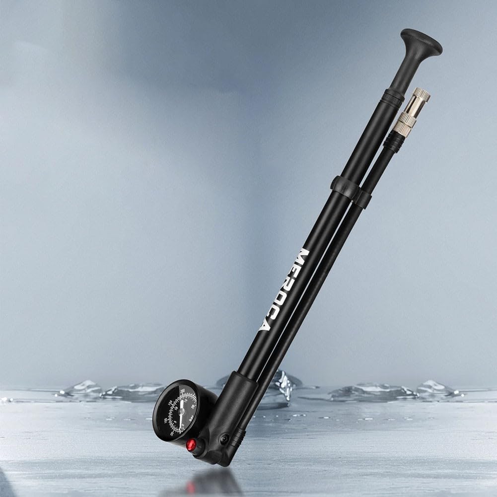 Pompa ammortizzatore per bici, pompa ad alta pressione ammortizzatore 300 PSI, pompa a forcella anteriore per bicicletta, ammortizzatore