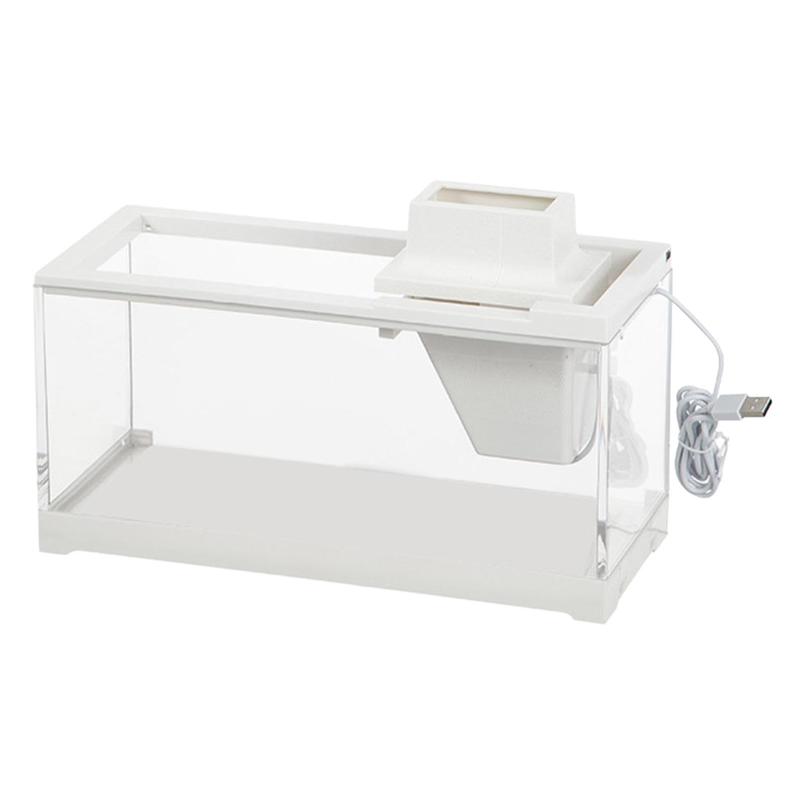 Vasca Da Scrivania - Acquario Desktop Silenzioso 30 x 13 x 15 cm