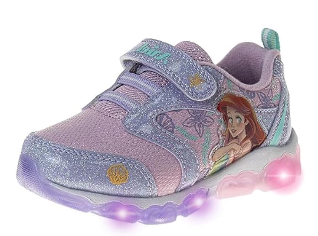 靴 moana Disney Girls Moana Light Up Laceless Running Shoes (Toddler
