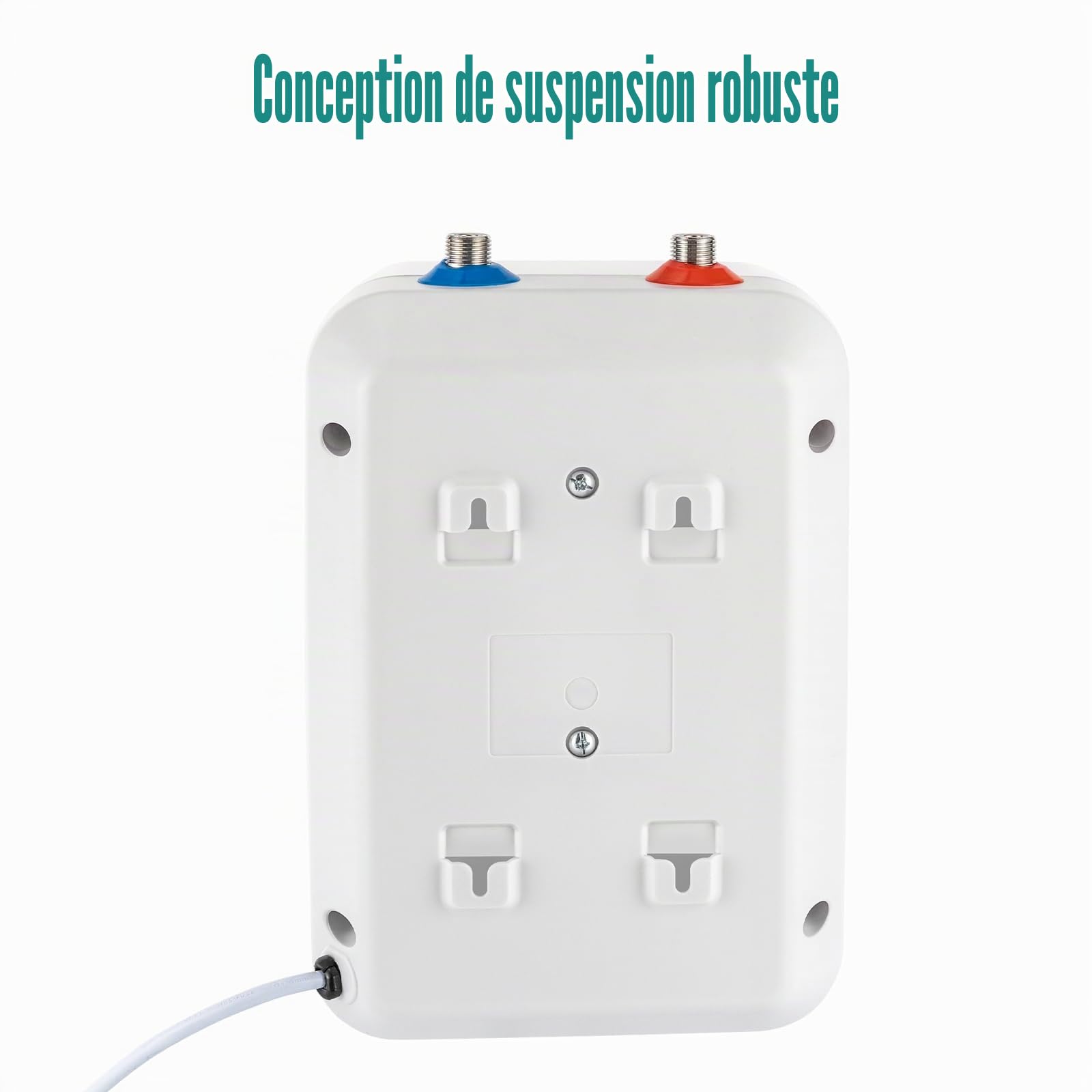 Chauffe-eau électrique 8L Chauffage rapide Eau chaude Usage domestique Conforme norme européenne Pour maison et famille