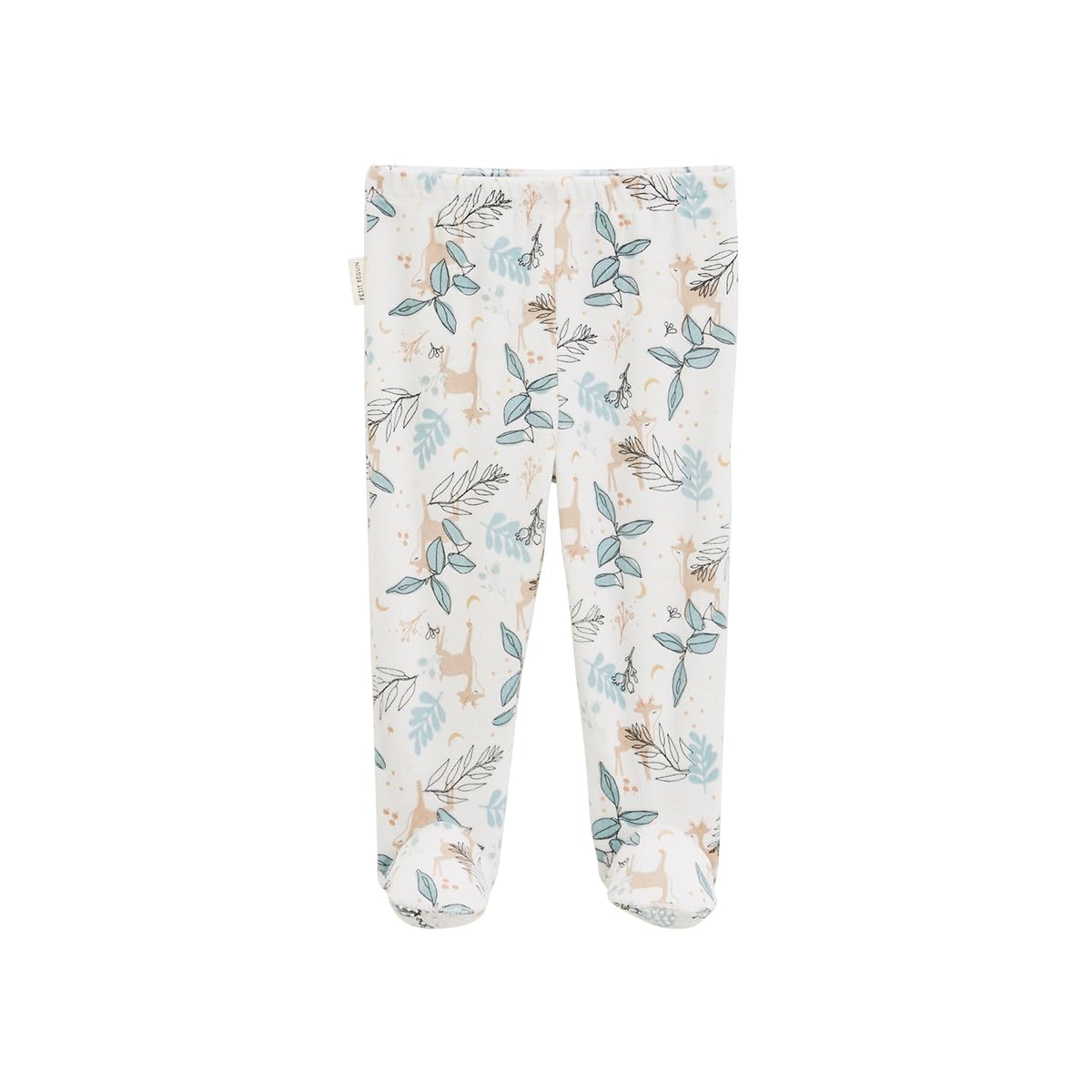 Petit Béguin - Pyjama bébé 2 pièces en Velours avec Pieds Alma