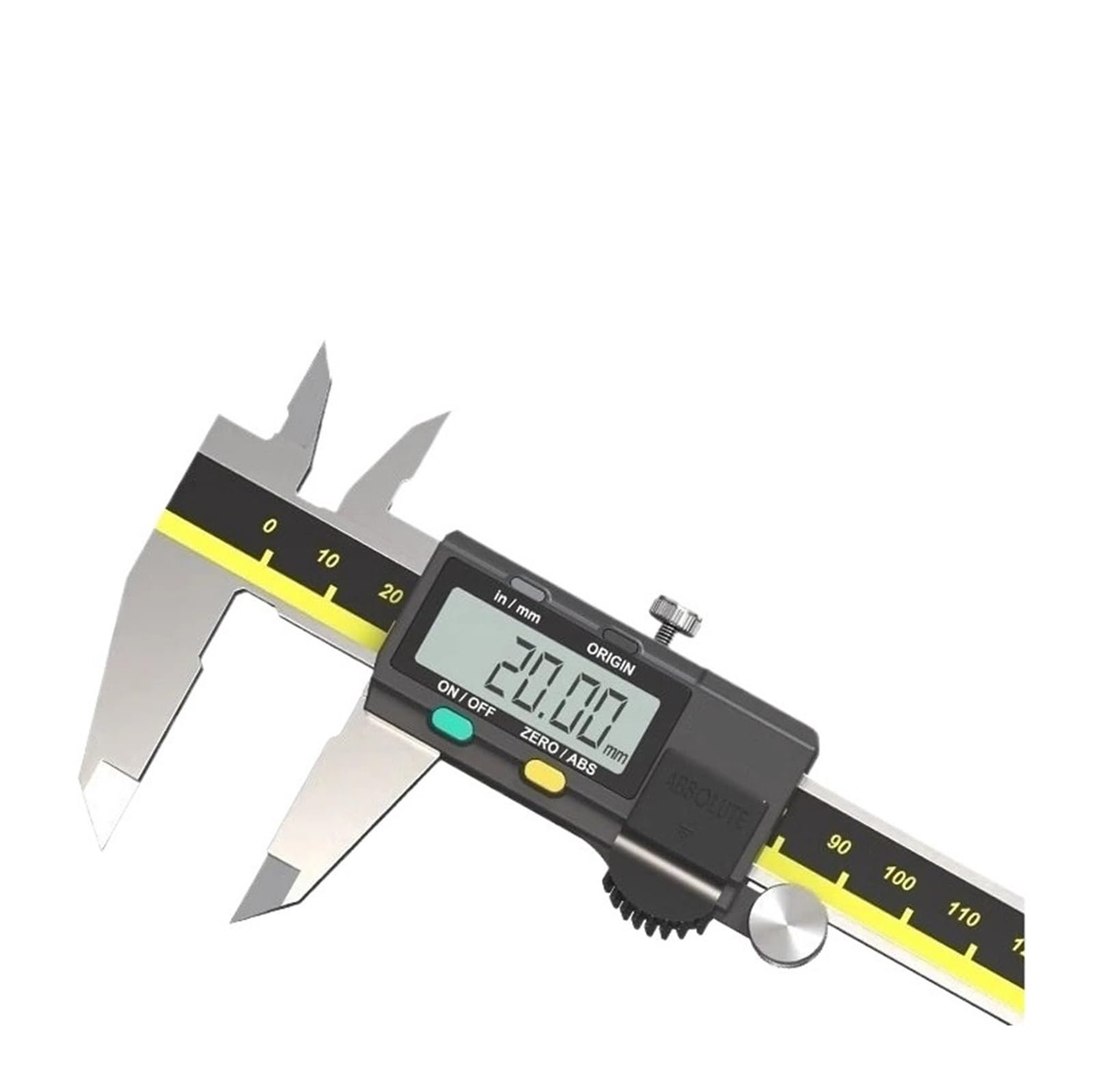 Calibradores digitales 0-150 200 300 mm Herramienta de medición de calibrador Vernier de acero inoxidable(0-200mm 500-197-30)