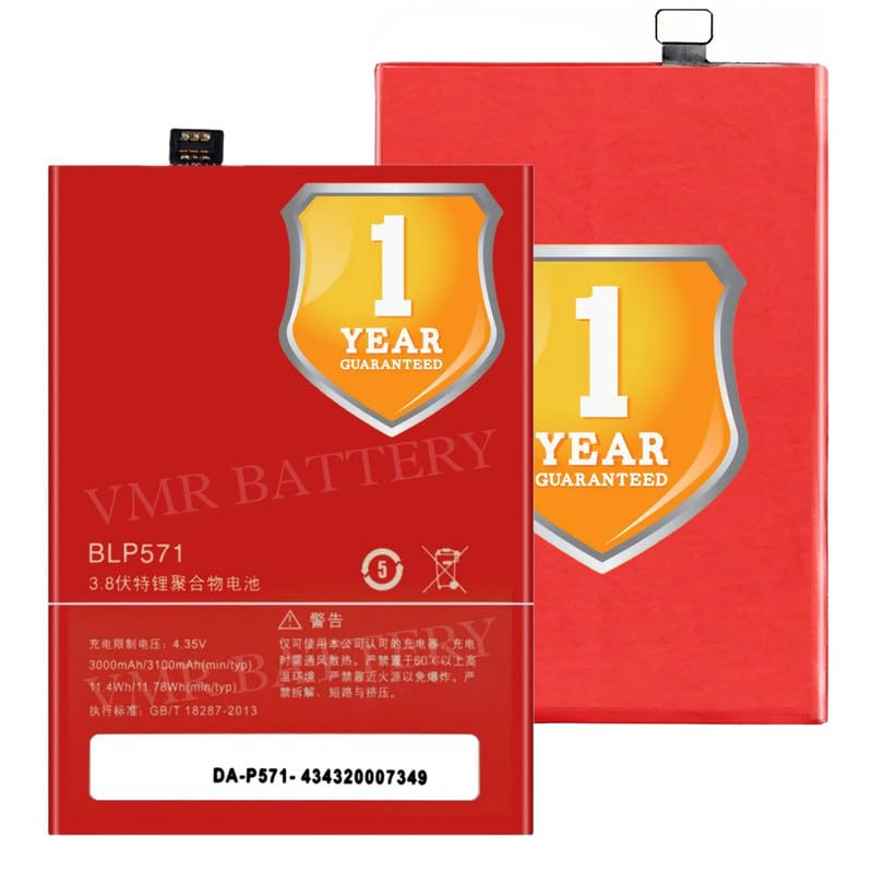 Image of Original BLP571 Battery Compatible for OnePlus 1 | OnePlus One (A0001) - (3100mAh) - 1 Year Warranty K7