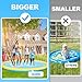 Thicken 94'' Splash Pad, Non-Slip Splash Pad for Kids and Dogs, Toddler Sprinkler Pool & Splash Play Mat, Summer Outside Water Toys Large Splash Pads for Kids Activity, Easy to Use/Clean