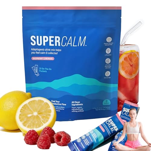 Cortisol Cocktail 2026 Neu Cortisol Senken Pulver Konzentration Steigern Entspannt Bleiben & Stress Natürlich Reduzieren für Männer und Frauen 20 Stück