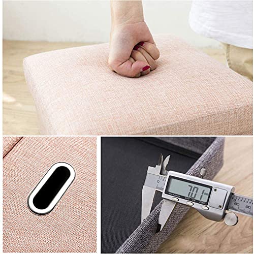 Pouf de rangement pliable pour gagner de la place et s'asseoir