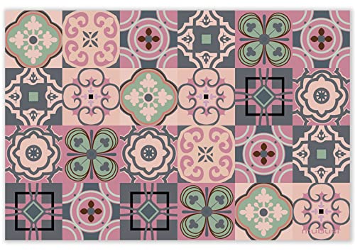 Alfombras Cocina Vinilo Rosa Marca mubusi