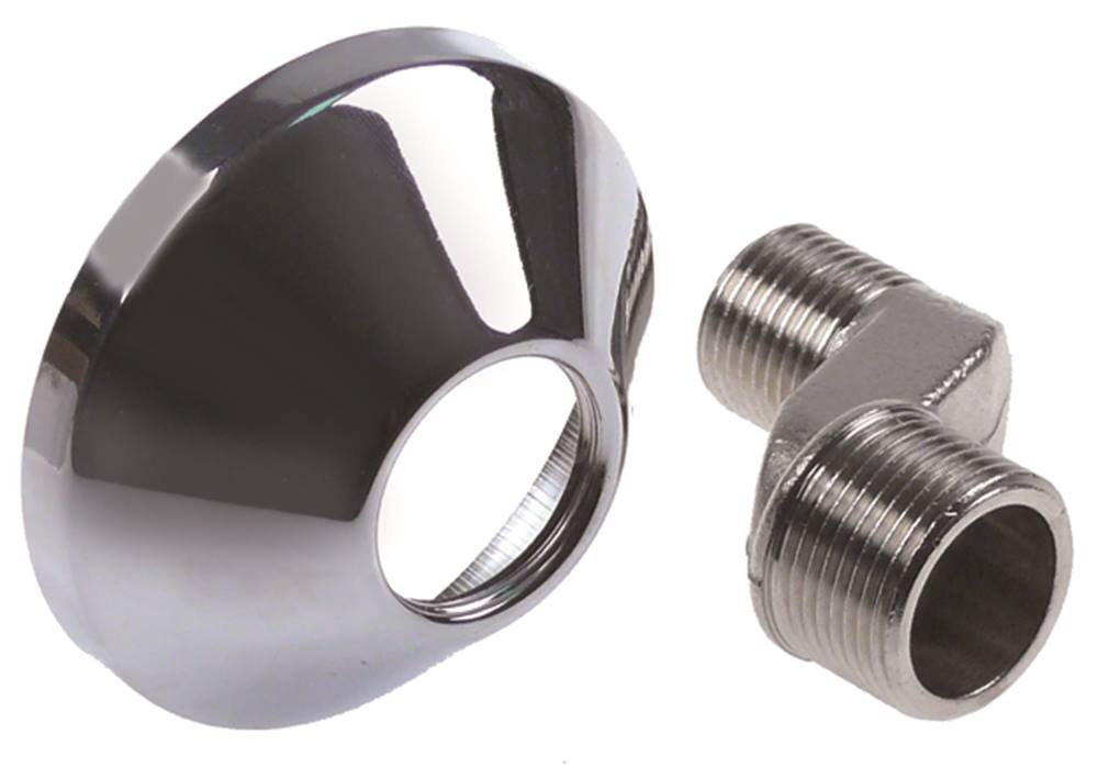 Exzenter Mit Rosette – 3/4″ AG Auf 1/2″ AG, Länge 20 Mm, Messing, Für Sanitär & Heizung