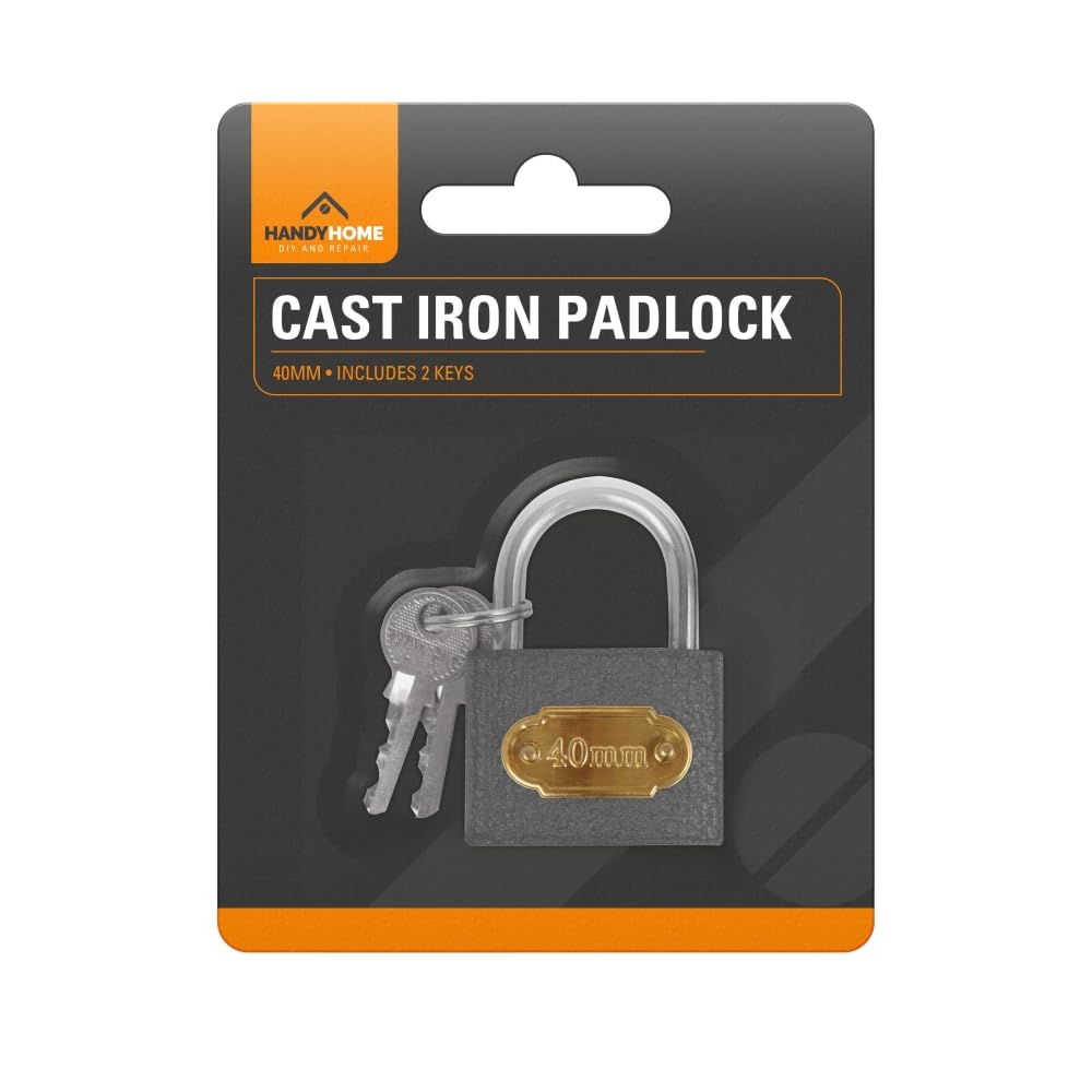 40mm Heavy Duty Cast Iron Padlock