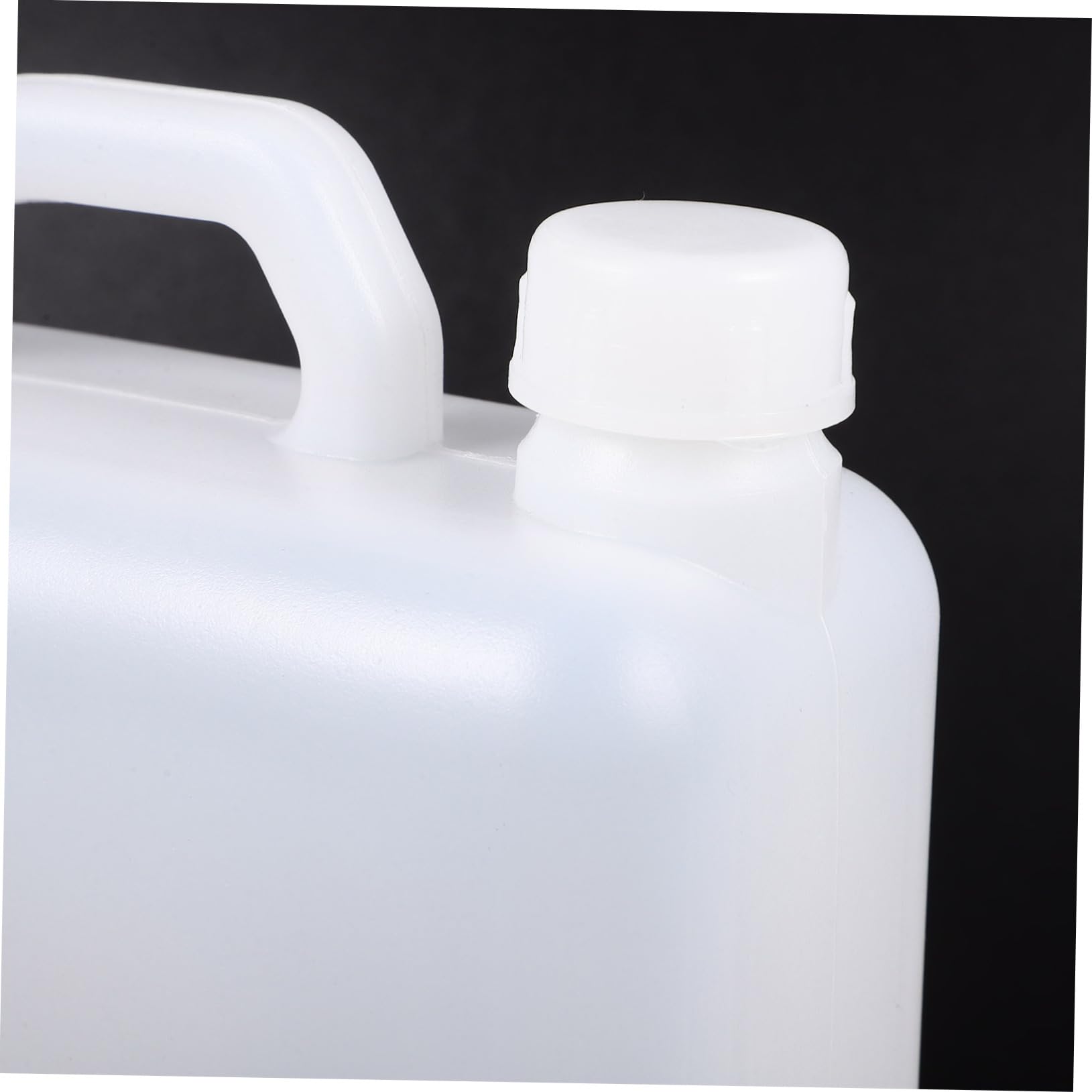 1l Flüssigkeitskrug aus Weißem Kunststoff Wiederverwendbare Chemikalienflasche mit Stabilem und Praktischem Design Behälter für Wasser Öl und Proben