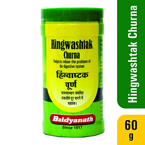 Image of Baidyanath Asli Ayurved Hingwashtak Churna I Indigestion I Loss of Appetite I 60 gm
