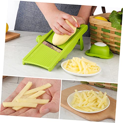 Cortador manual para verduras y papas MAGICLULU verde miniatura 5