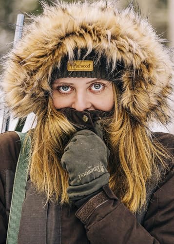 Pinewood Damen Smålandabisko 2.0 Damen Jagd Jacke - Jagdjacke Damen - wind- und wasserdicht - bequeme Passform mit abnehmbarer Kapuze und anderen praktischen Details