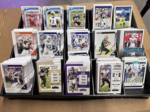 100 Football Mystery Cards | Bulk Lot – Raw, Mostly Base & Inserts | 2020+ Cards Included | Affordable Sports Card Collection for Beginners & Fans | Veteran-Owned Business - Starter Set -