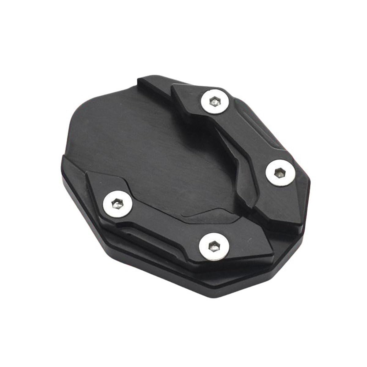 DDZYY Motorcycle Kickstand Pad for Ducati Desertx Desert X, Aluminum Alloy Side Stand Extension Enlarged Foot Pad Motorbike Accessories,A/Black