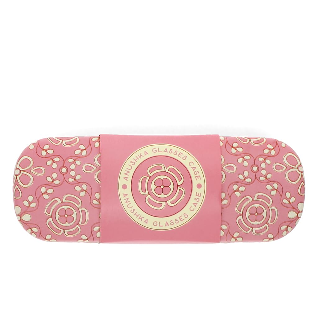 Rex London Anushka Hardshell Glasses Case & Cleaning Cloth, Stylish Sunglasses Cover, Hard Shell Spectacle Cases, Eyeglass Box, Mens Sunglass Holder, Women's Eyewear Storage, Pretty Glass Cases.