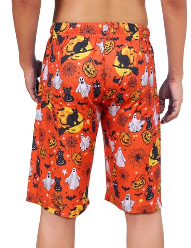Vogseek Christmas Pajama Shorts for Mens Pjs Shorts Funny Loose Men Sleepwear2