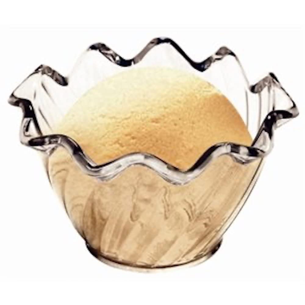 Olympia Kristallon Plastic Sorbet Dish (Box 12) - Ideal for Ice Cream, Dessert, Glasswasher Safe J911