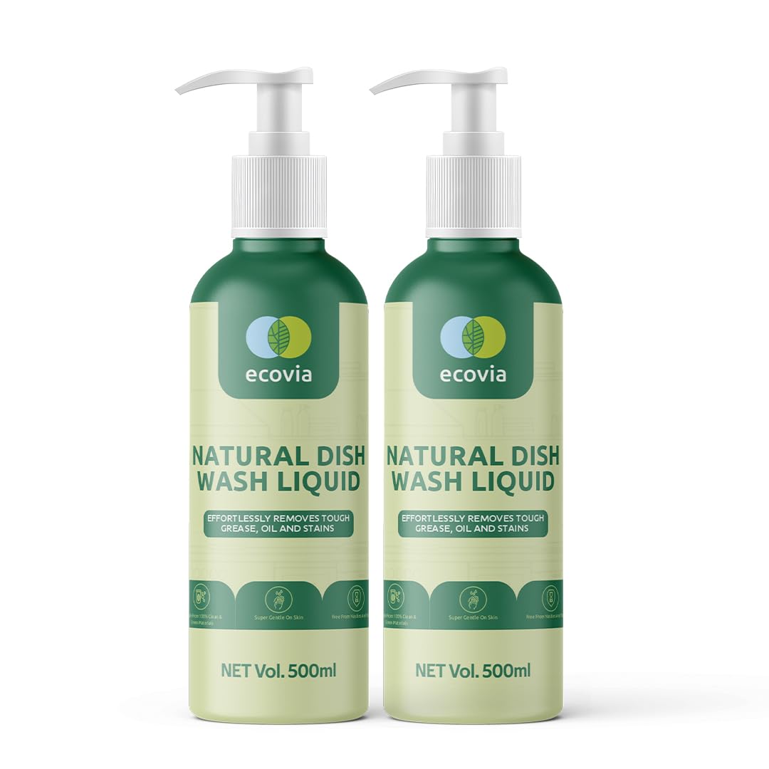 See full amazon price history chart for Ecovia Eco-Friendly Dish Wash Liquid | Plant-Based Formula | Gentle on Hands | Tough on Grease | Baby & Pet Safe | Lemon Mint Fresh Fragrance (5 l (Pack of 1)) Ecovia Eco-Friendly Dish Wash Liquid | Plant-Based Formula | Gentle on Hands | Tough on Grease | Baby & Pet Safe | Lemon Mint Fresh Fragrance (5 l (Pack of 1)) (B0D9NFQB62) Amazon Price History, Amazon Price Tracker