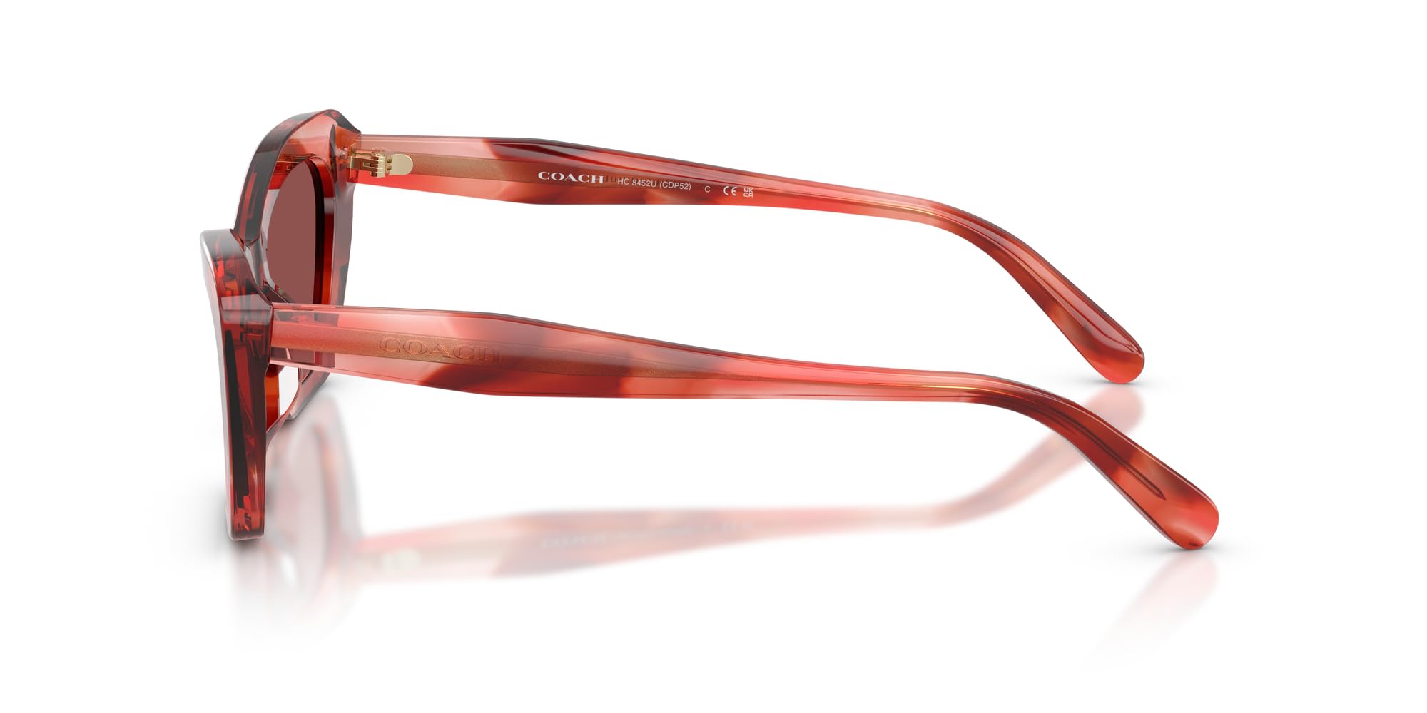 COACH Damen Hc8452u Katzenaugen-Sonnenbrille, universelle Passform