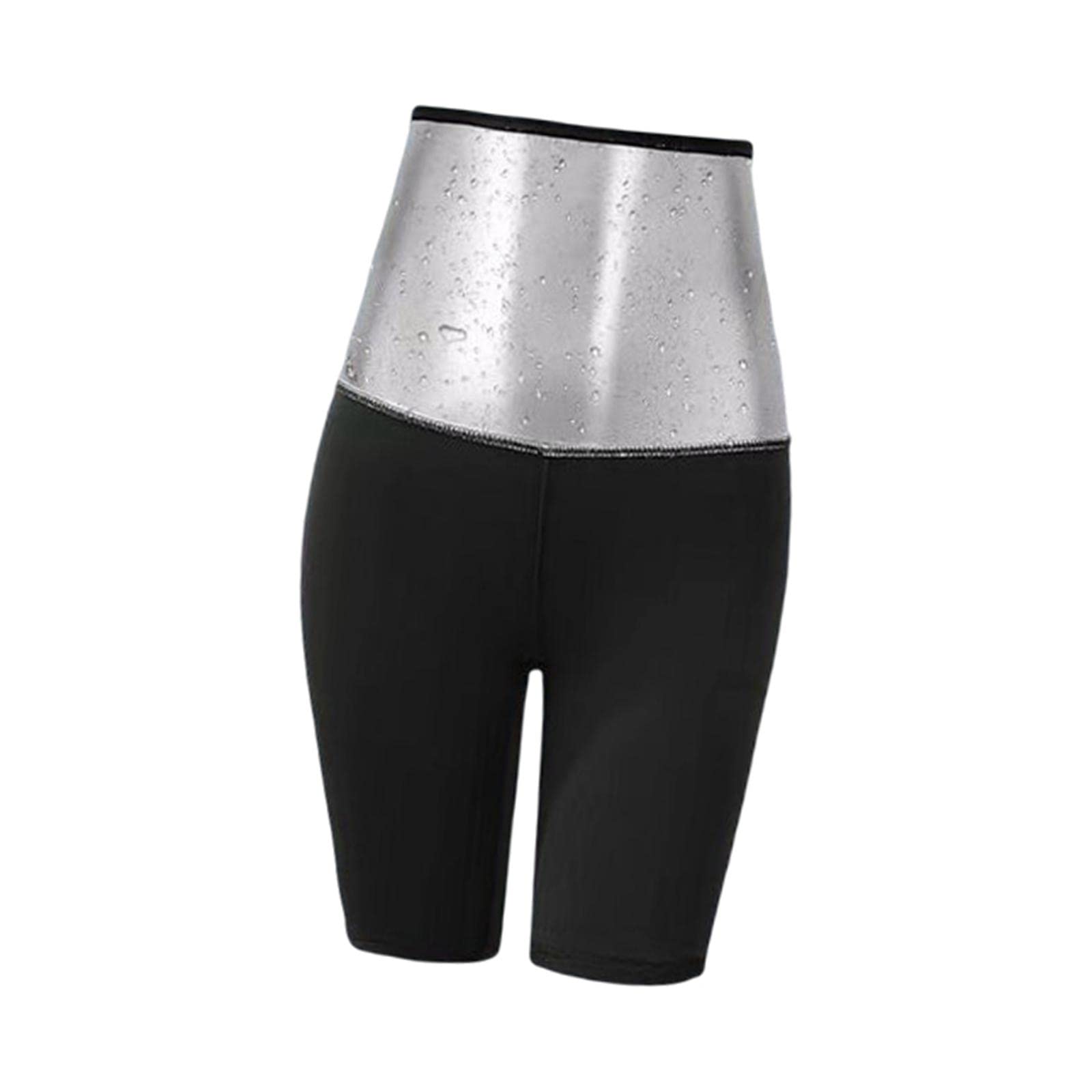 Sauna Sweat Pants Shaper Thighs Waist Trimmer Sportswear XL Shorts| Suits| Clothing & Accessories | Fitness Running Yoga |Sporting Goods-image-25