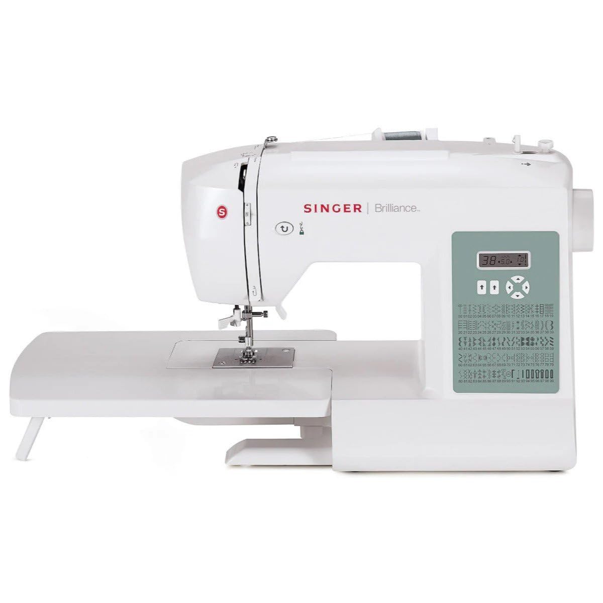 Singer 6199 Brilliance Nähmaschine, 100 Stiche, Weiß