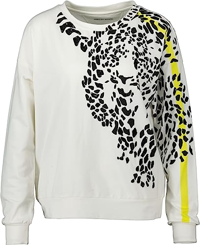 Marc Cain Damen Sweatshirt Offwhite Gemustert N2 / 36