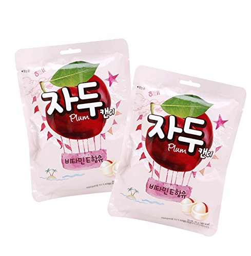 Dulces sabor ciruela Haitai 90g pack de 2 miniatura 1