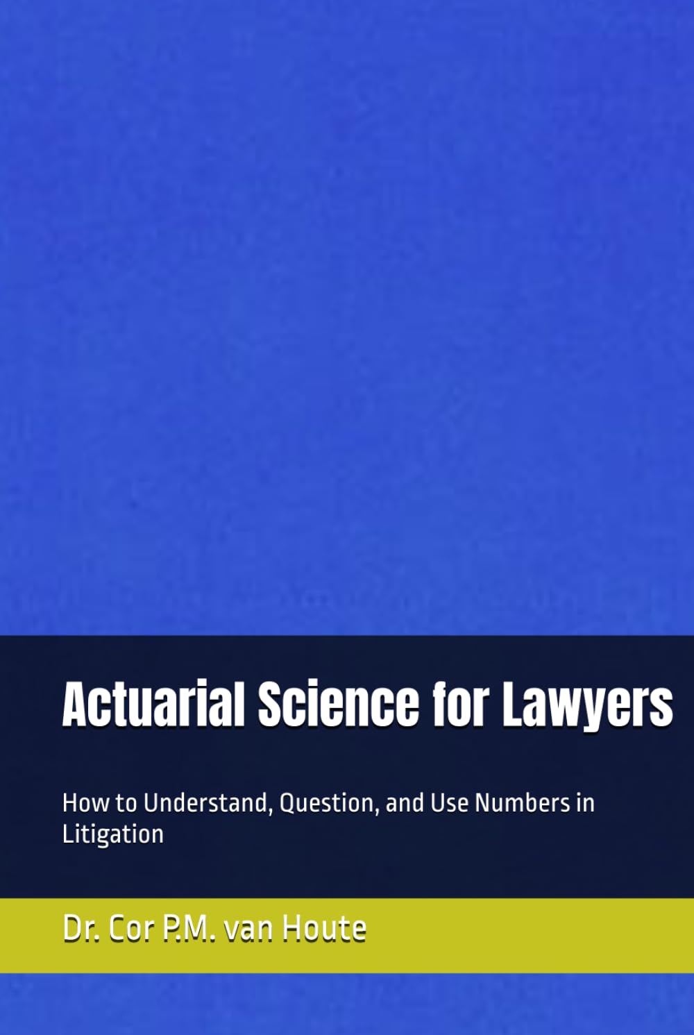 Actuarial Science for Lawyers: How to Understand, Question, and Use Numbers in Litigation (Practical Actuarial Science)