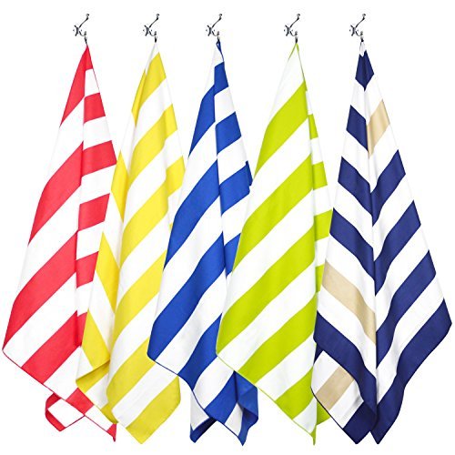 Your Choice Microfiber Beach Towel Set, Sand Free Beach Towel, Quick Dry Beach Towel, Extra Large Beach Towels for Adults (67x35 Inch, 60x30 Inch), Travel Towel, Camp Towel with Carry Bag