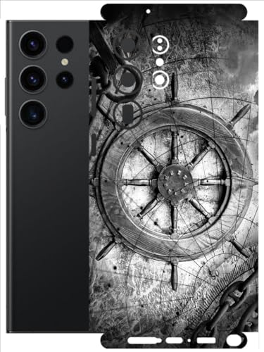 Image of AtOdds - Full Body Back Screen Guard Protector Film - Lamination Wrap Skin Sticker Compatible with Samsung Galaxy S23 Ultra (5G) | Scratchproof Matte Finish (Voyage)