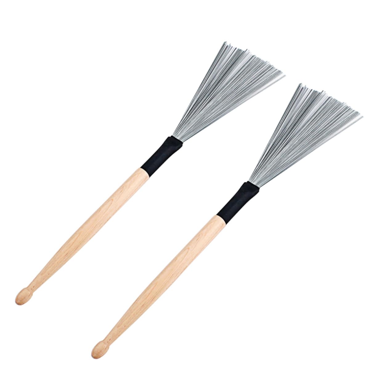 2 Spazzole in Pezzi 222mm D'acciaio Filo, per Tamburo