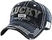 KBVT-500 BDM Denim Lucky Vintage Distressed Baseball Cap Dad Hat