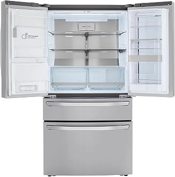 LG LRMVS3006S 30 CF 4-Door French Door InstaView DID Craft Ice ThinQ Full Convert