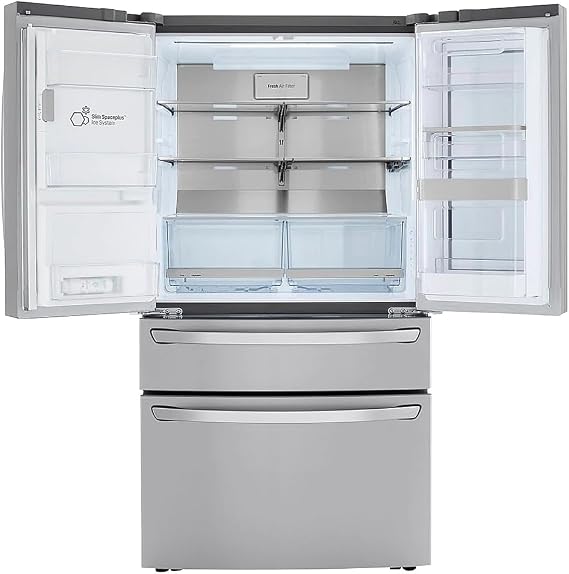 LG LRMVS3006S 30 CF 4-Door French Door InstaView DID Craft Ice ThinQ Full Convert