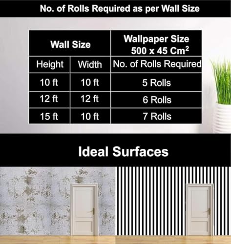 Image of Wollzo Self-Adhesive Wallpaper 45cm x 500cm | Golden Floral DIY Stickers | 3D Wallpaper for Walls | Wall Paper for Living Room |Wall Stickers for Home Decor (1000 cm)