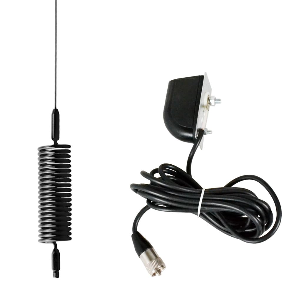 Thunderpole Kit de montaje lateral y antena Mini Orbitor | Antena de radio Springer CB