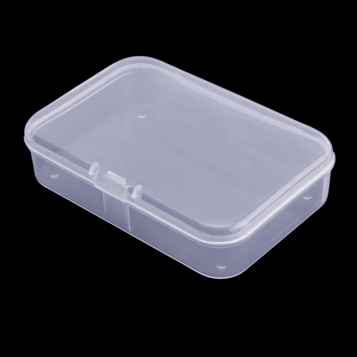 MroMax PP Component Storage Box, 88 x 60 x 20mm Plastic Organizer Container Tool Boxes for Electronic Component Small Accessories Transparent Color