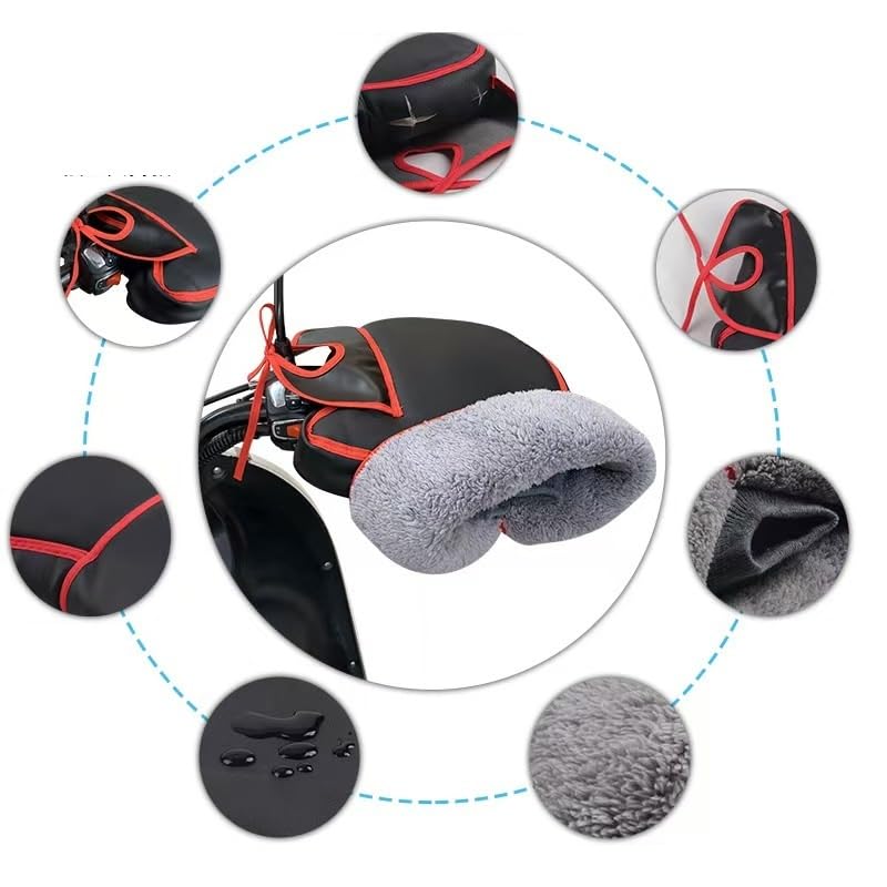 Guantes motocross KeuLen para rutas invernales y conducción diaria sin pasar frío 5