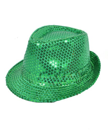 Image of boxed-gifts Solid Color Sequins Fedora Hat