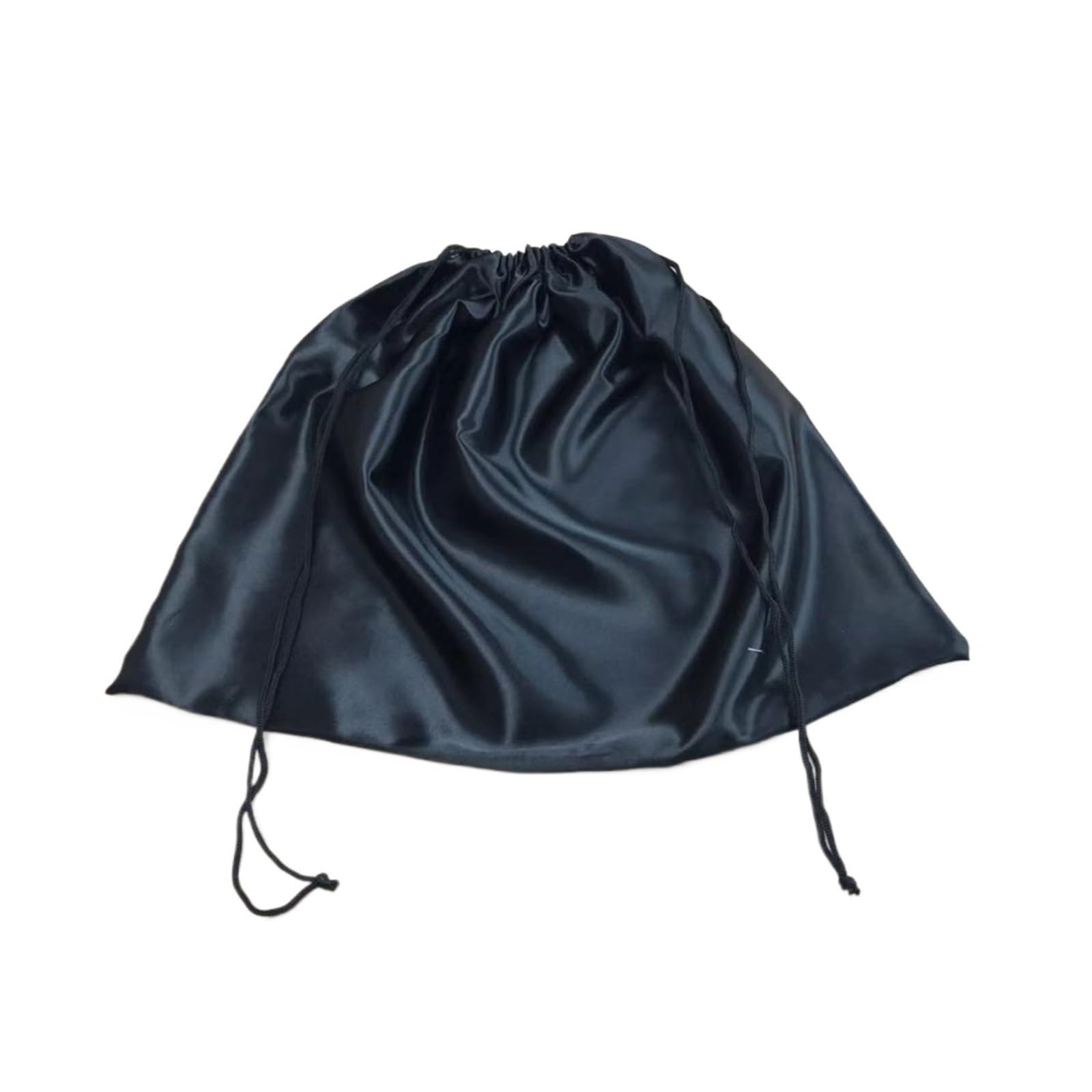 Bolsas Guardapolvo De Seda 2 bolsas de satén seda con cordón for el cuidado, reutilizables, for zapatos y viajes(Black,50x40cm)