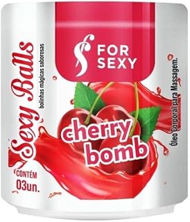 Sexy balls cherry bomb 3 unidades - Forsexy - CEREJA - U